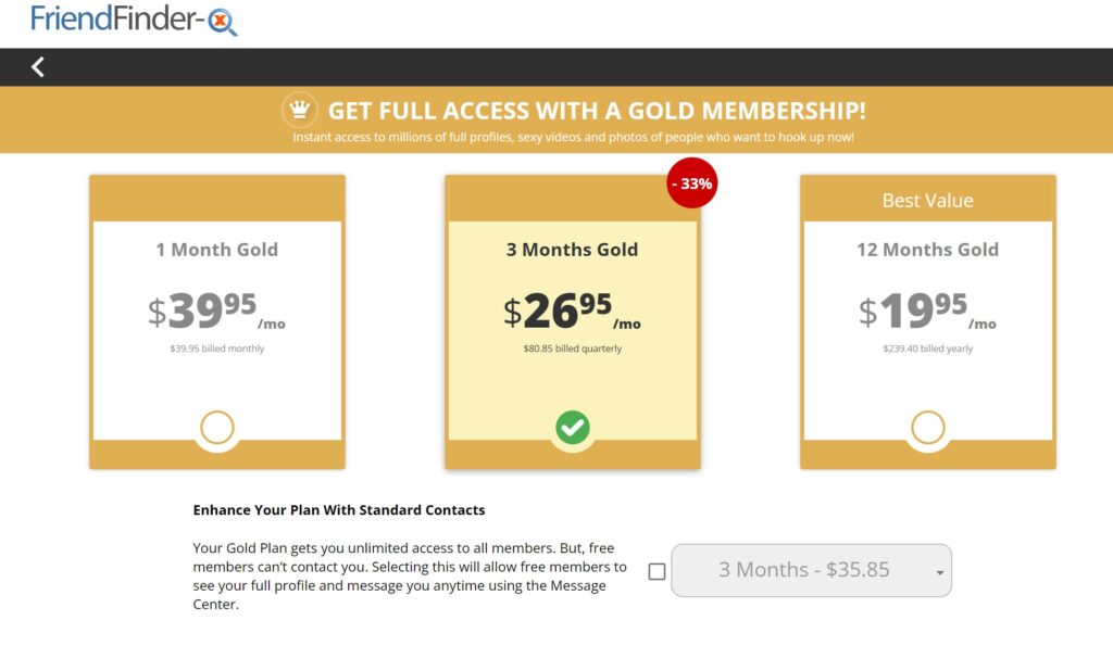 Paid features and pricing