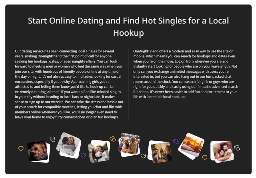 Background Information Of One Night Friend