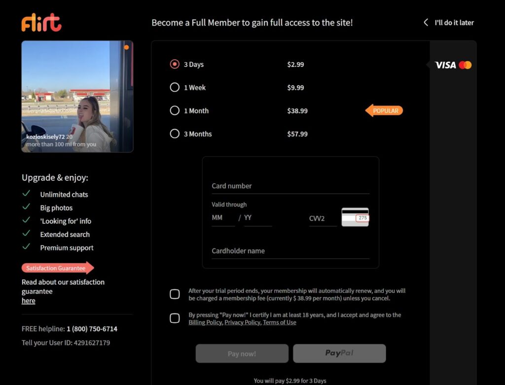 Paid Features And Pricing