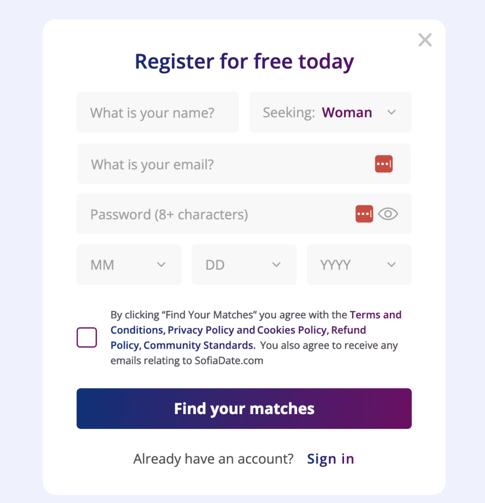 How To Sign Up And Create A Profile