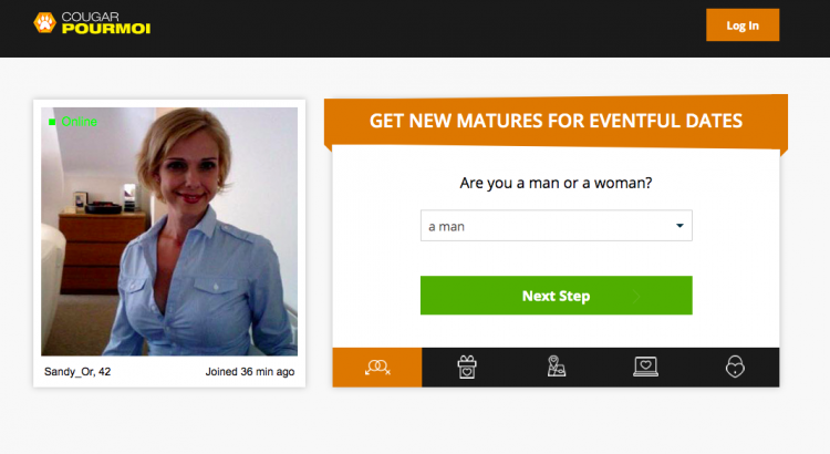 cougarpourmoi-user-interface