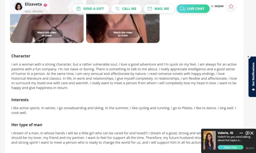 goldenbride-user-profile-description