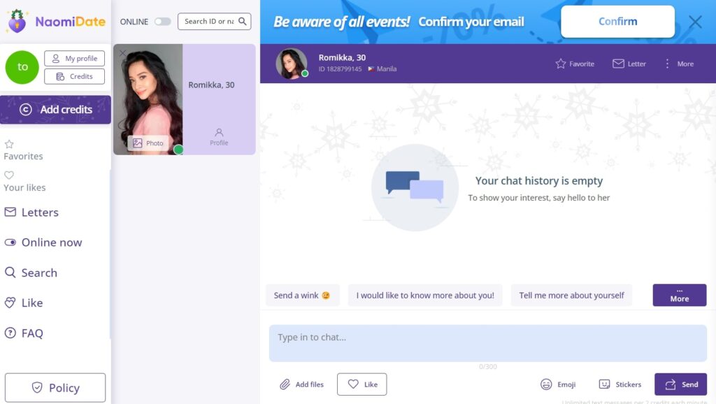 naomidate-chat-functions