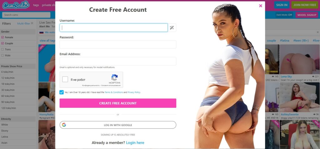 camsoda-log-in-process