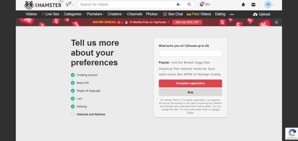 xhamster-sign-up-process
